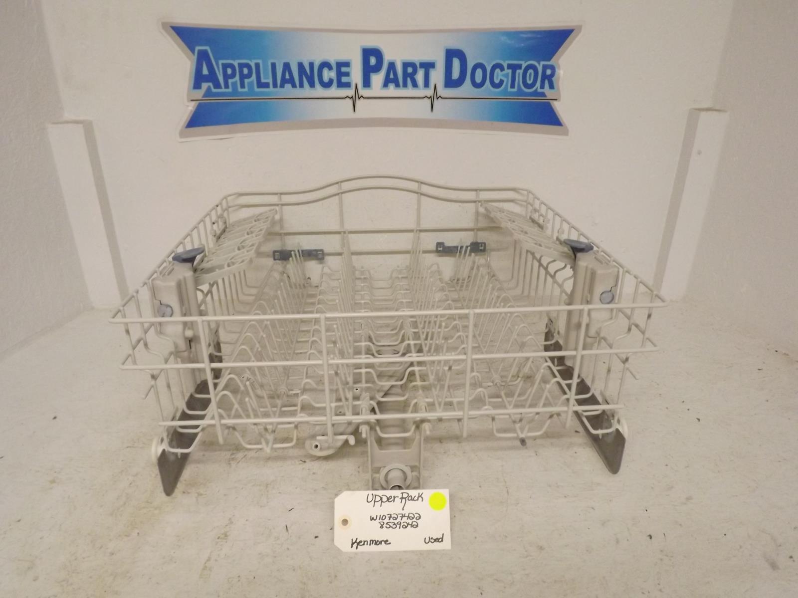 Kenmore Dishwasher W10727422 8539242 Upper Rack Used Kenmore Dishwasher W10727422 8539242 Upper Rack Used